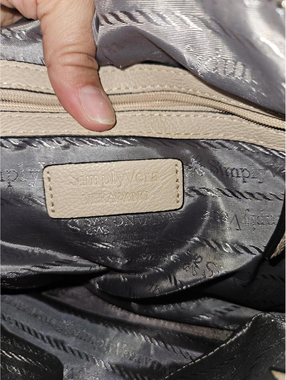 Vera Wang snake skin style satchel - Picture 9 of 9